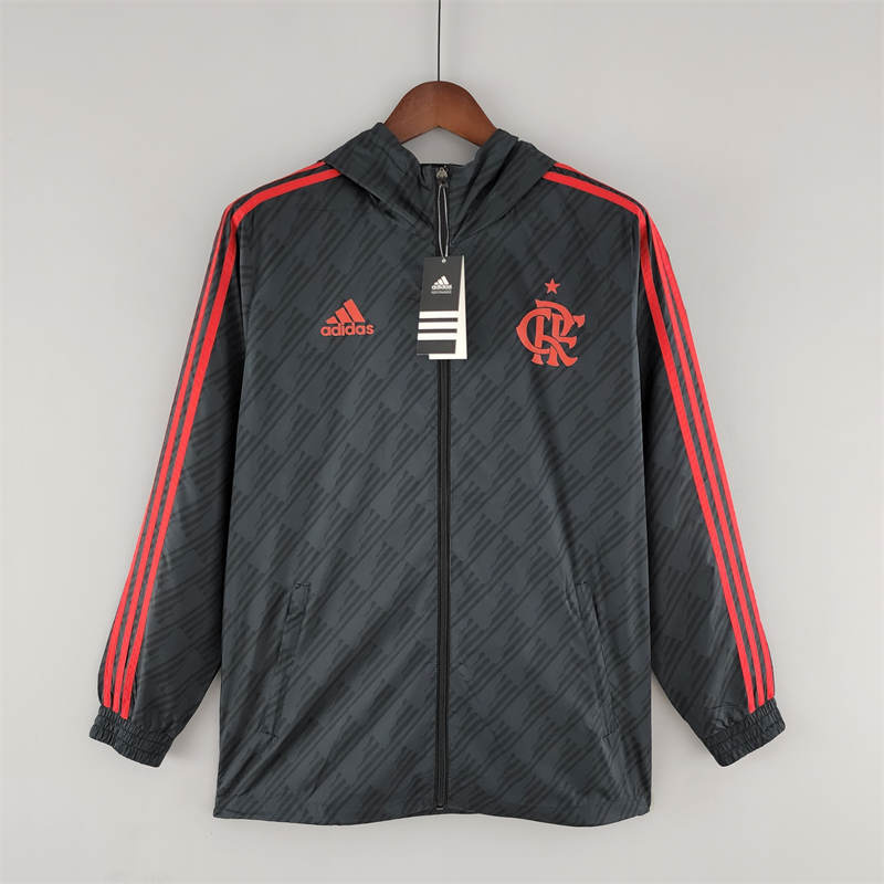 2022 Flamengo Windbreaker Black Red Edge Sport Unifom jersey Sport Unifom