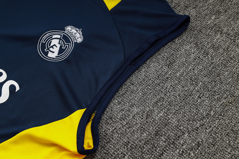 24/25 Real Madrid Royal blue Training Set Shirt and Shorts