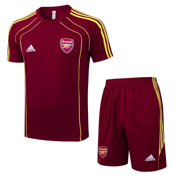 2026 Arsenal Maroon Training Set Shirt and Shorts