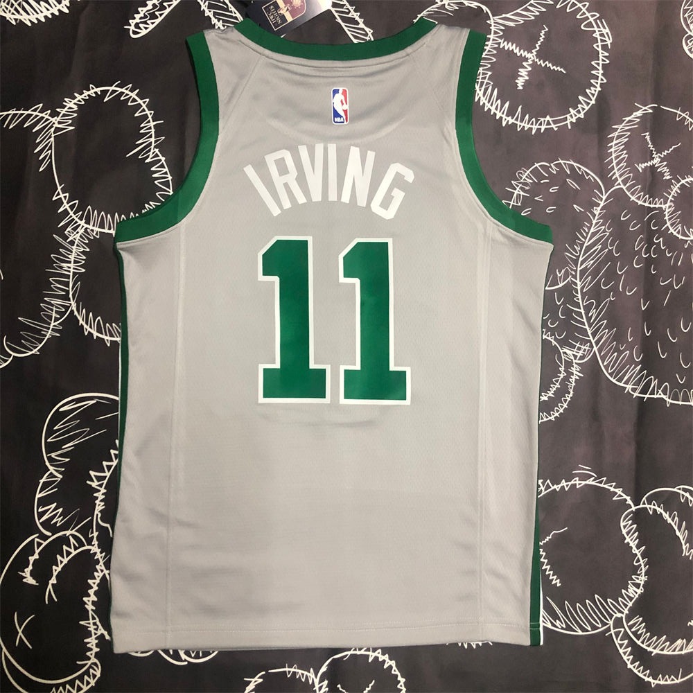 NBA Boston Celtics Round Neck Grey Jersey S-XXL