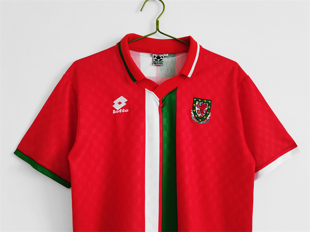 Retro Wales 1996/98 Home jersey Fan Version