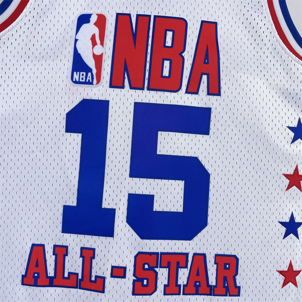 NBA Retro 2003 All-Star White Jersey CARTER#15 S-XXL