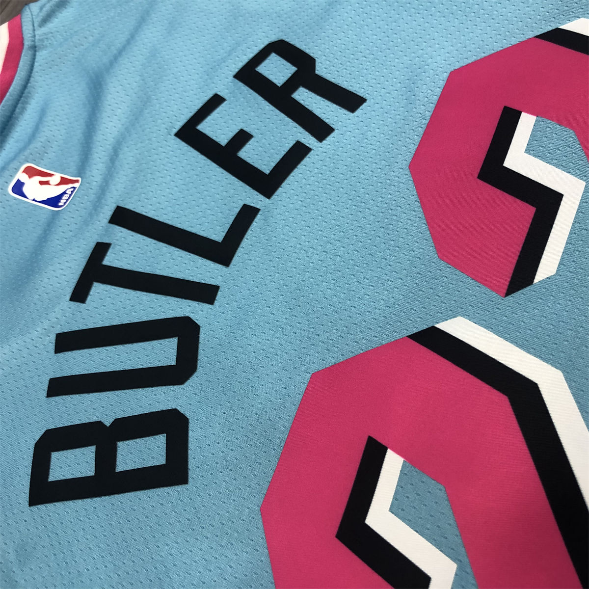 NBA Miami Hearts round neck Light Blue Jersey BUTLER#22 S-XXL