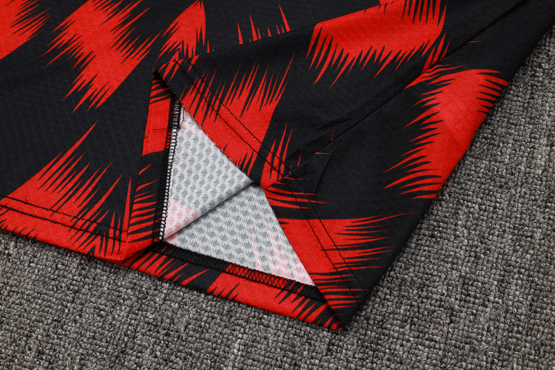 2025/26 Flamengo Red Black Training Set Shirt and Shorts