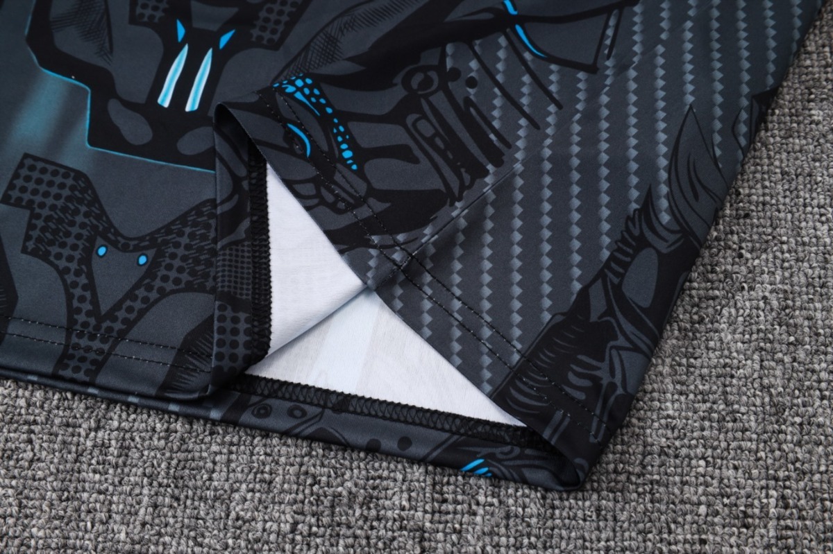 2026 Naples Charcoal gray Training Set Shirt and Shorts