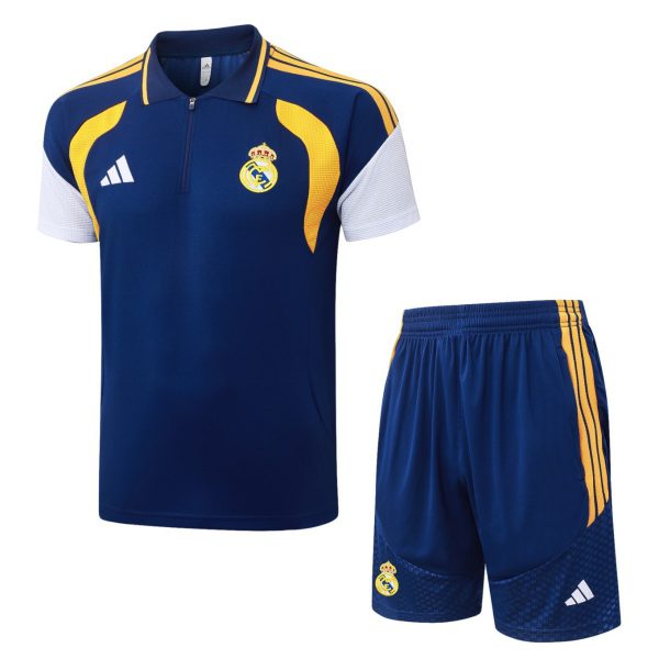 2026 Real Madrid Royal blue Training Set Shirt and Shorts