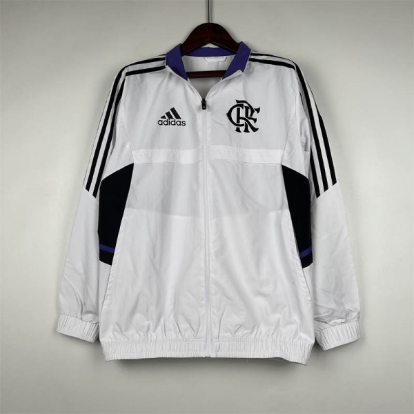 23/24 Windbreaker Flamengo White Sport Unifom jersey Sport Unifom