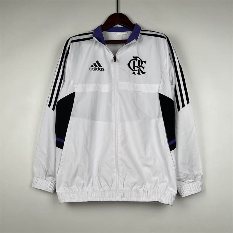 23/24 Windbreaker Flamengo White Sport Unifom jersey Sport Unifom