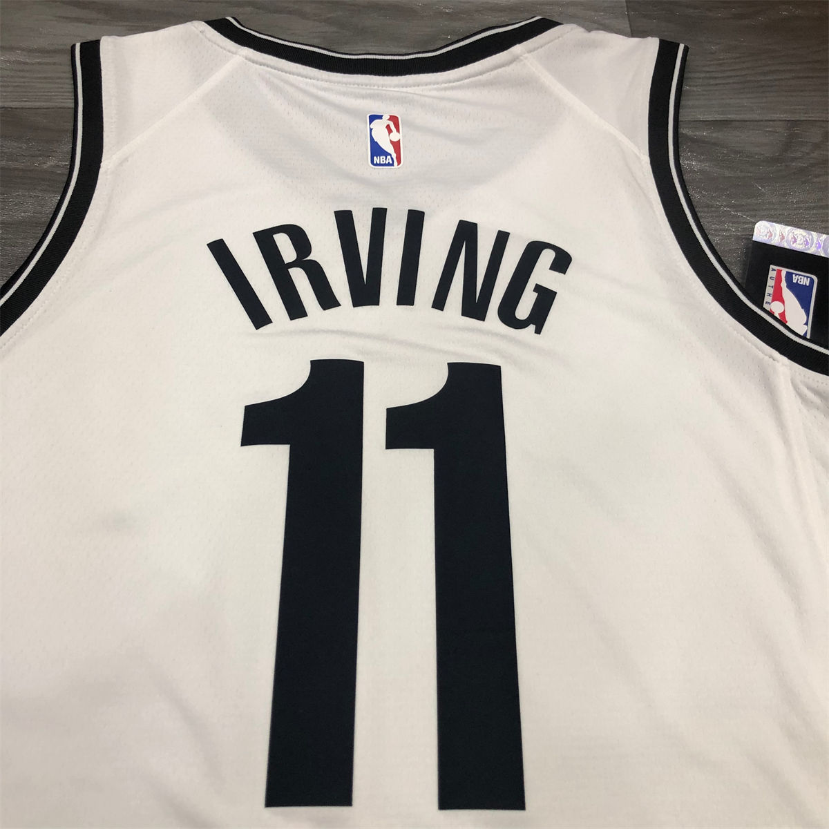 NBA Brooklyn Nets V neck White Jersey IRVING#11 S-XXL
