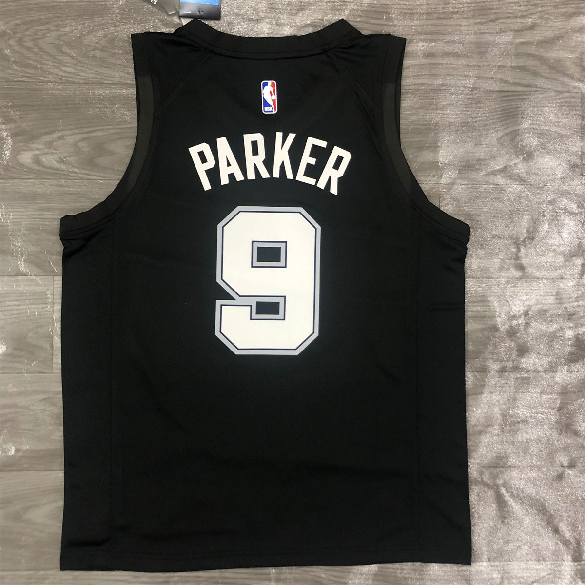 NBA San Antonio Spurs V-Neck Black jersey PARKER#9 S-XXL
