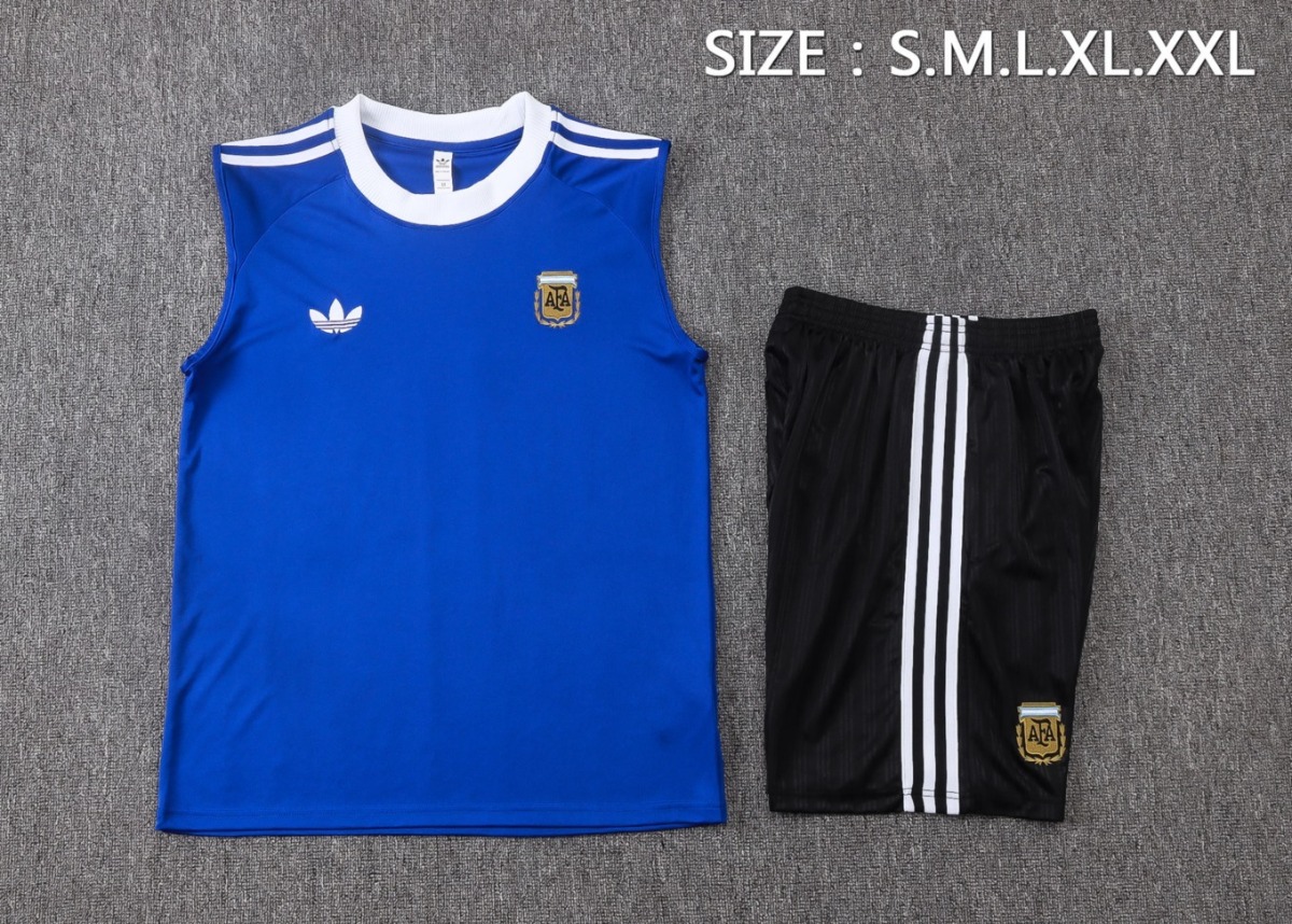 2026 Argentina Electric blue Training Set Shirt and Shorts
