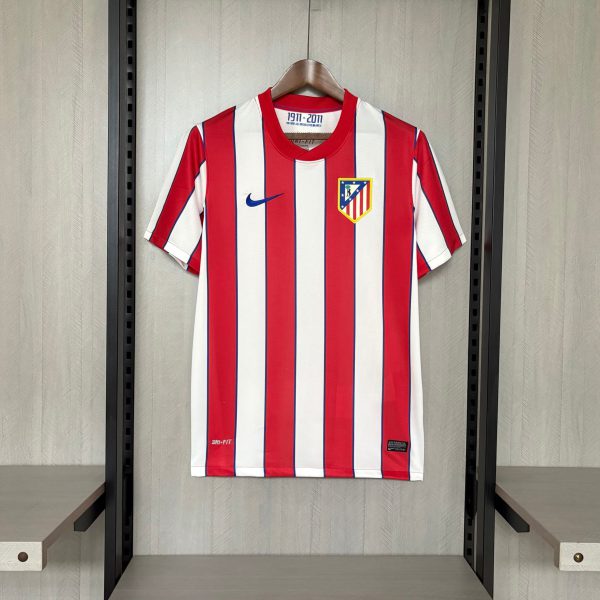 Retro Atletico Madrid 2011/12 Champions League Edition Home Jersey Fan Version