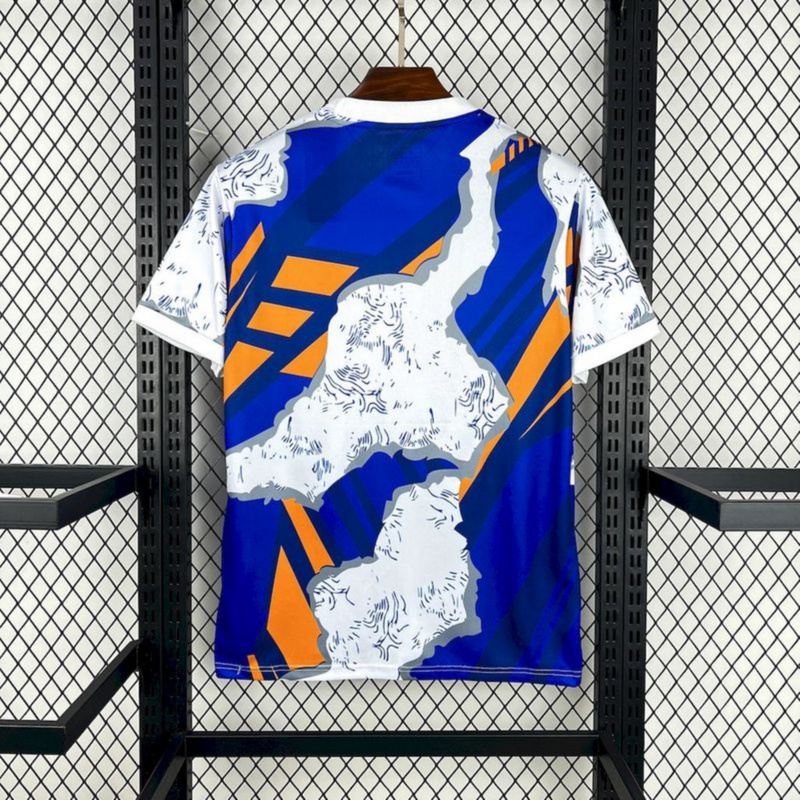 2025/26 Real Madrid Special Edition Blue and White jersey Fan version