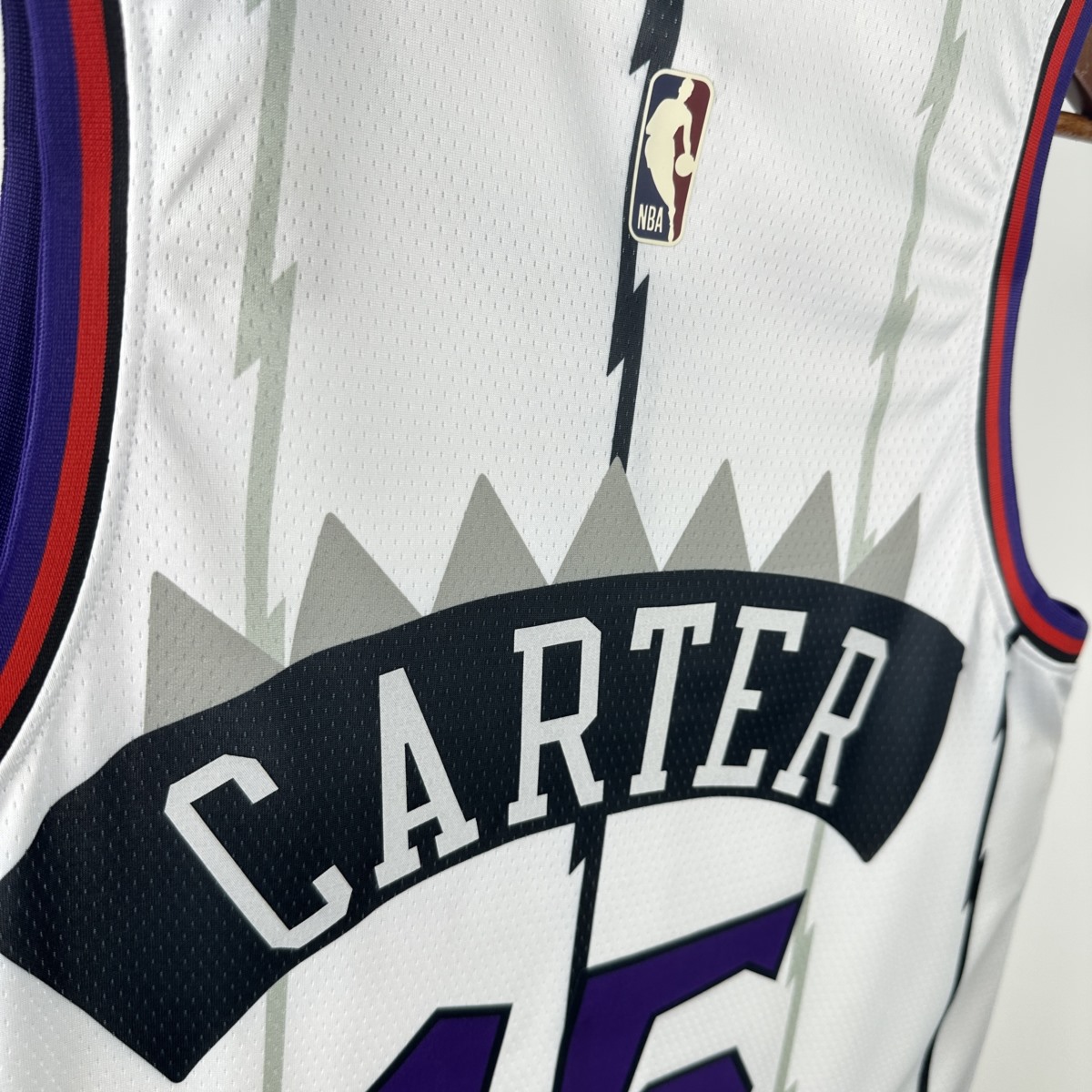 NBA Toronto Raptors Round Neck White CARTER#15 jersey S-XXL