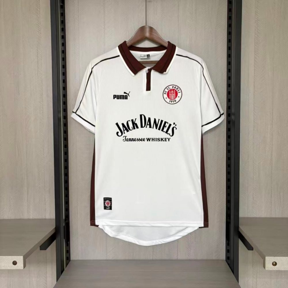 Retro 1999/2000 FC St. Pauli Home Jersey Fan Version