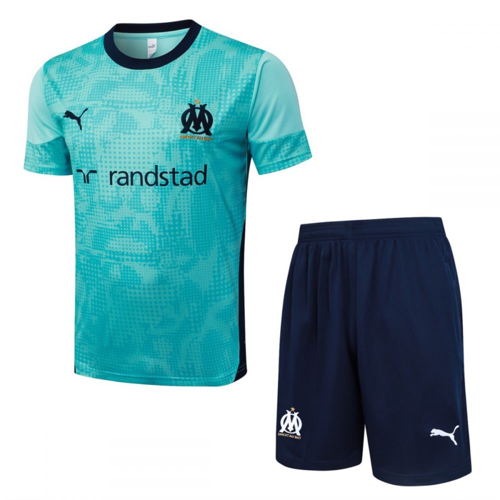 2026 Marseilles Light Green Training Set Shirt and Shorts