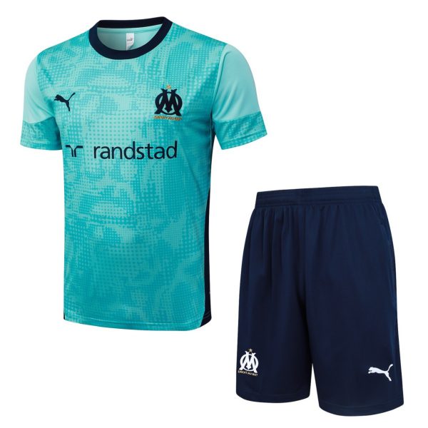 2026 Marseilles Light Green Training Set Shirt and Shorts