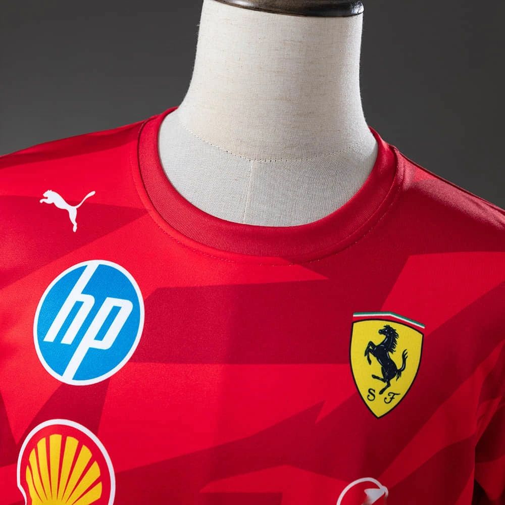 F1 Racing Scuderia Ferrari 2025 Red Shirt