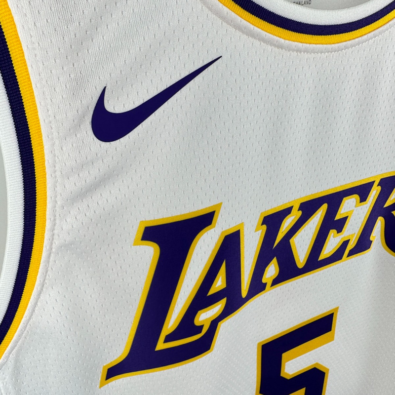 NBA Los Angeles Lakers AYTON#5 2022/23 White Association Edition Swingman Jersey S-XXL
