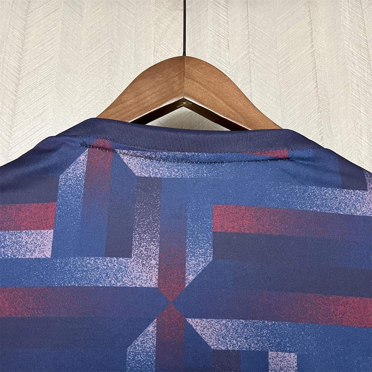 2024/25 England Euro Pre-match training uniform Jersey Fan Version