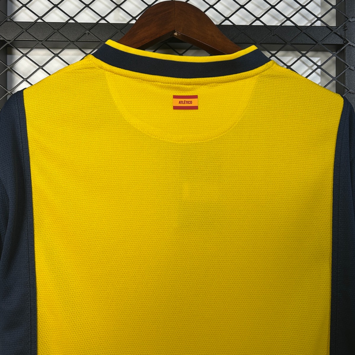 Retro Atletico Madrid 2013/14 Away Yellow jersey Fan Version