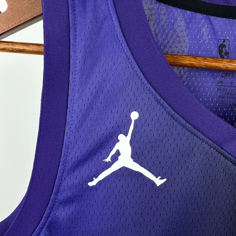 NBA Scaramento Kings 2024 V-Neck JORDAN Edition Purple jersey LAVINE#8 S-XXL