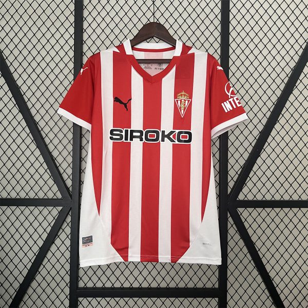 24/25 Sporting de Gijon Home Jersey Fan Version