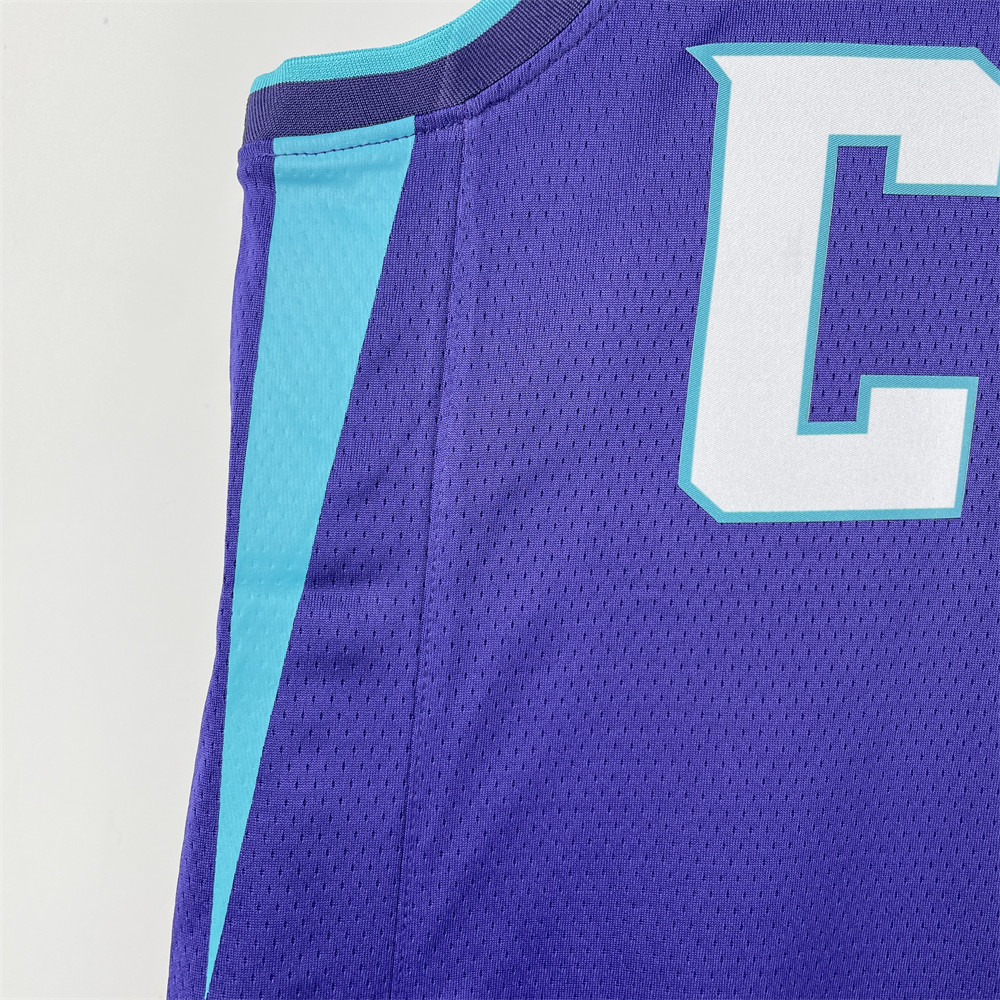 NBA Charlotte Hornets BALL#1 2019/20 Jordan Brand Purple Statement Edition Swingman Jersey S-XXL