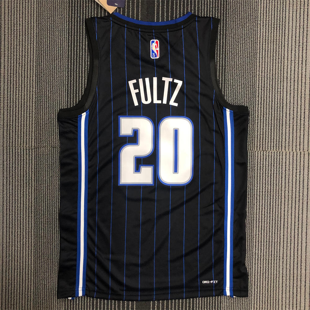 NBA Orlando Magic V-Neck Black 75th Anniversary FULTZ#20 JERSEY S-XXL
