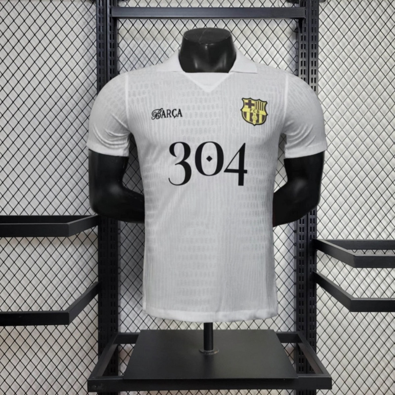 2025/26 Barcelona Special Edition White jersey Player Version