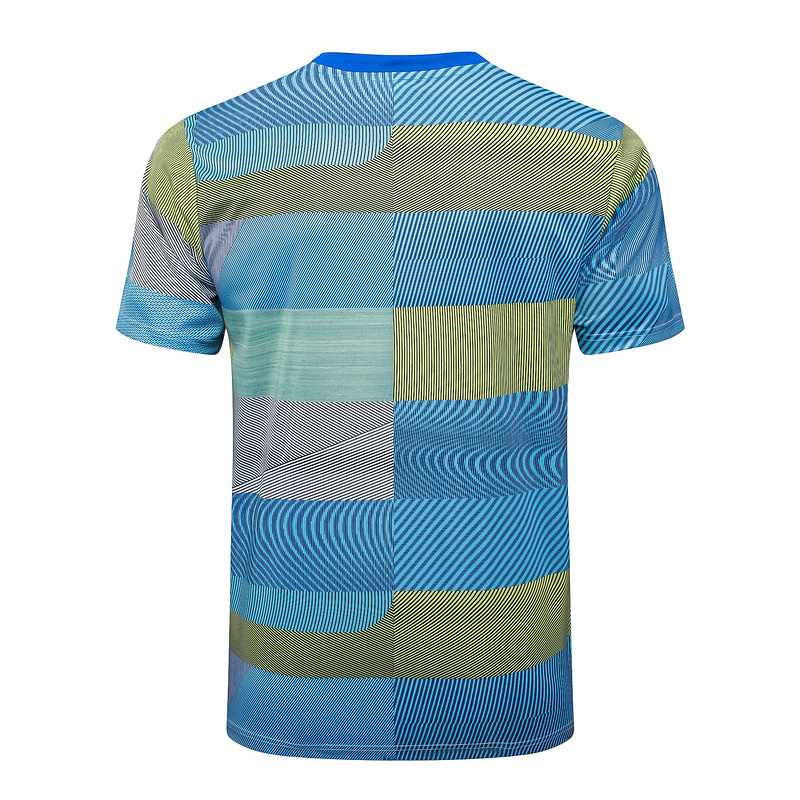 2025/26 Real Madrid Blue Green Training Set Shirt and Shorts