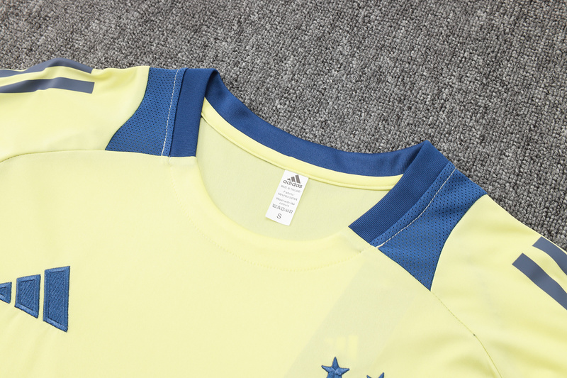 24/25 Ajax Yellow Training Set Shirt and Shorts