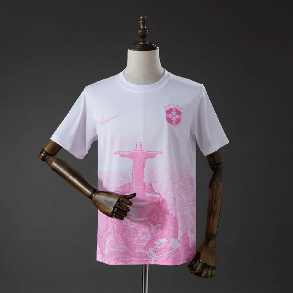 2026 Brazil Jesus Rose Edition Jersey Fan version