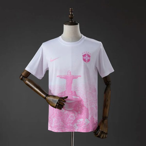 2026 Brazil Jesus Rose Edition Jersey Fan version
