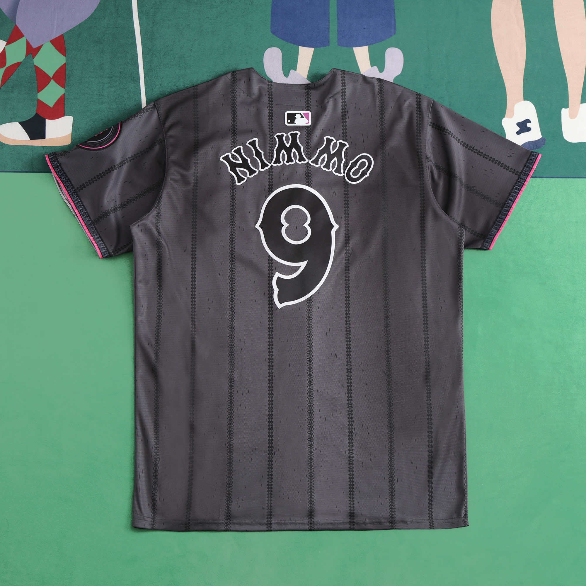 MLB New York Mets Dark Gray Jersey
