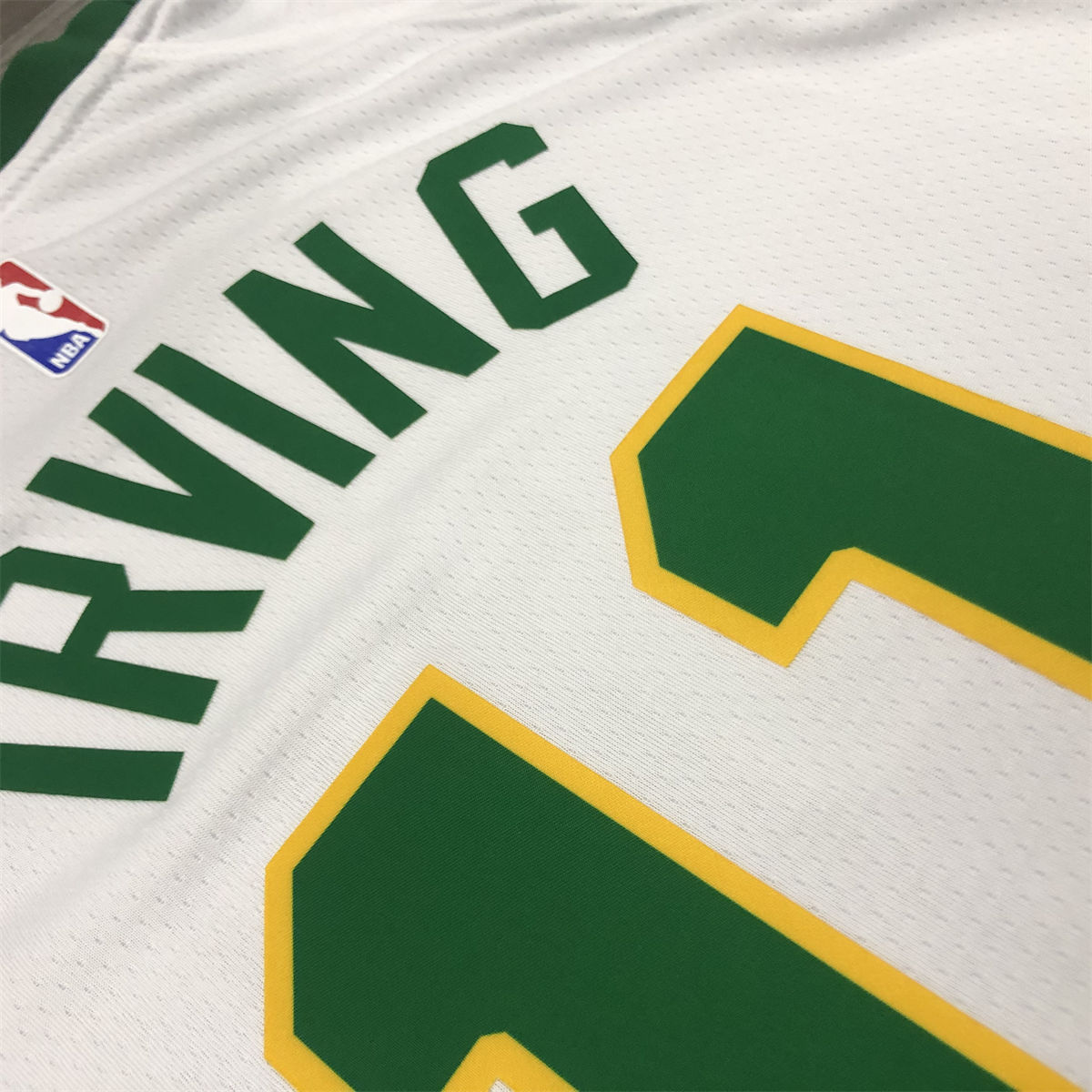 NBA Boston Celtics Round Neck White Jersey IRVING #11 S-XXL