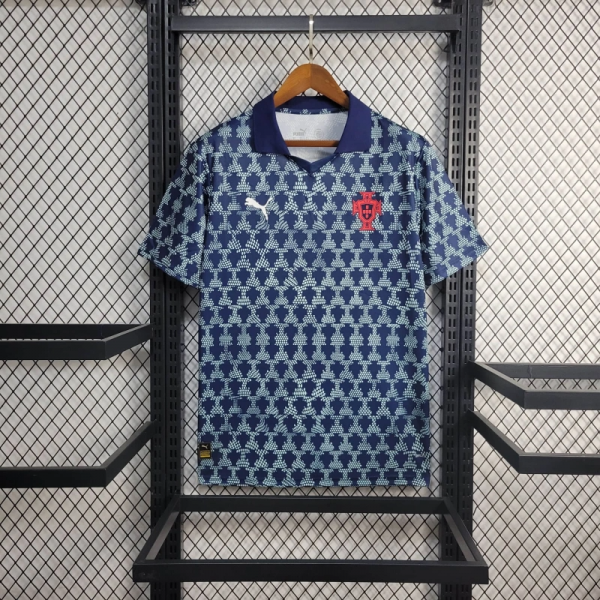 25/26 Portugal Training Grey Jersey Fan Version