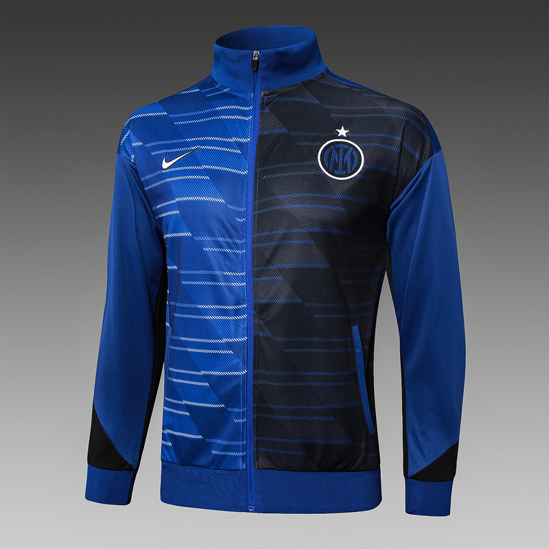 2024/25 Inter Milan Royal blue Jacket Training Suit Set Football Team Shirt Sports Fashion