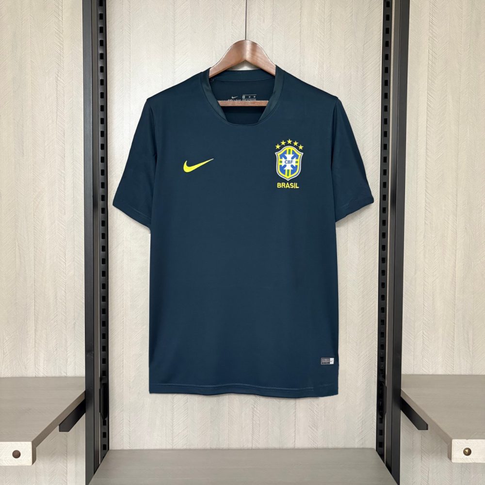 2025 Brazil Dark Blue Training jersey Fan Version