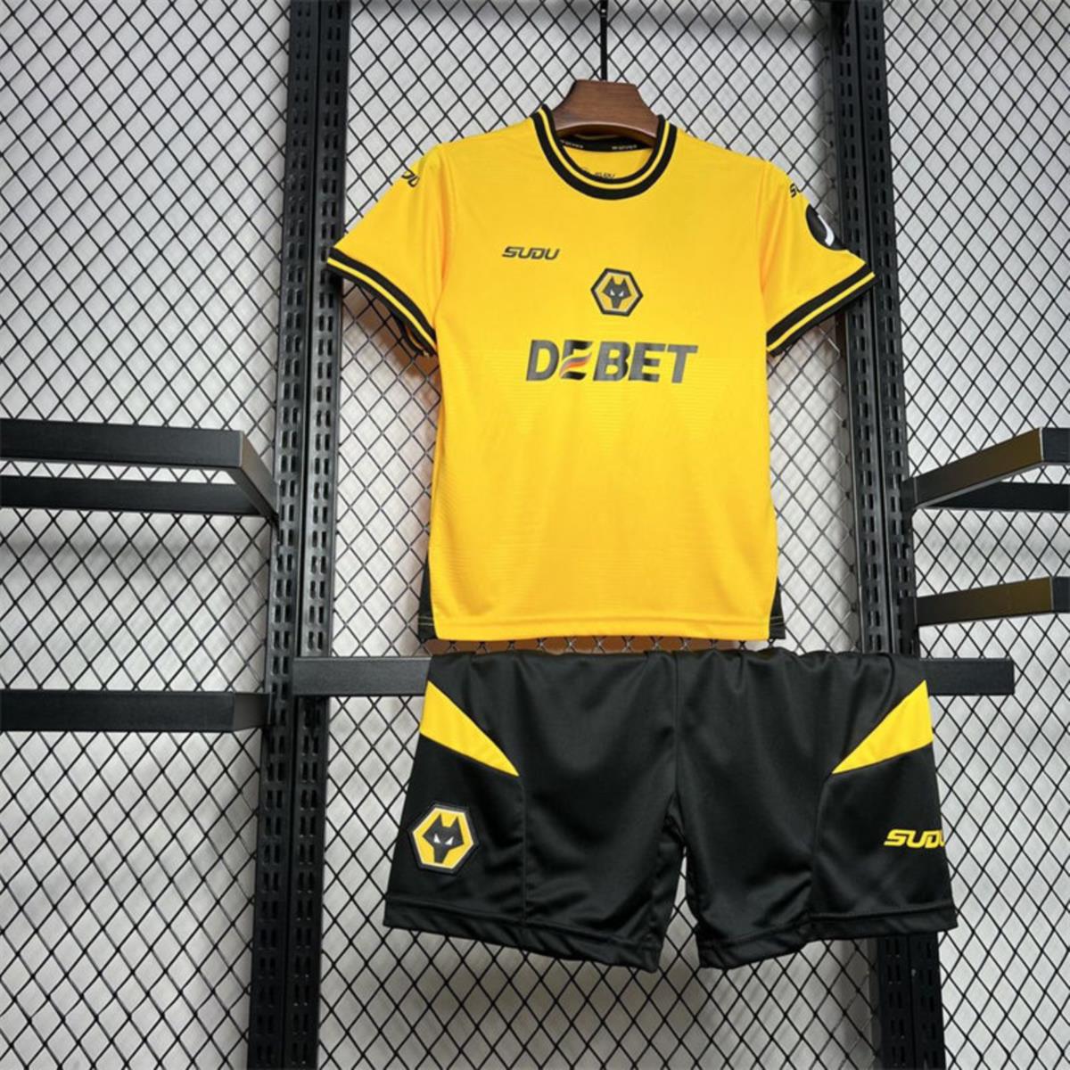 2024/25 Wolves Home jersey Kid Kits Size 16-28