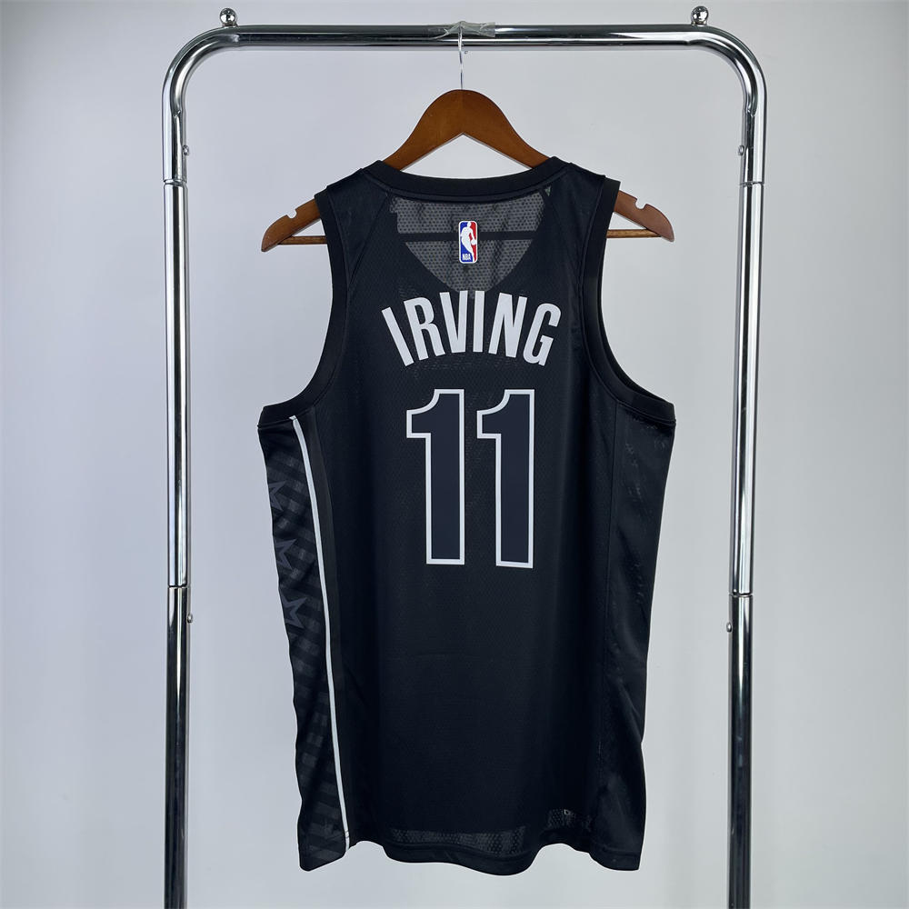 NBA Brooklyn Nets V-Neck Black Jersey IRVING#11 S-XXL
