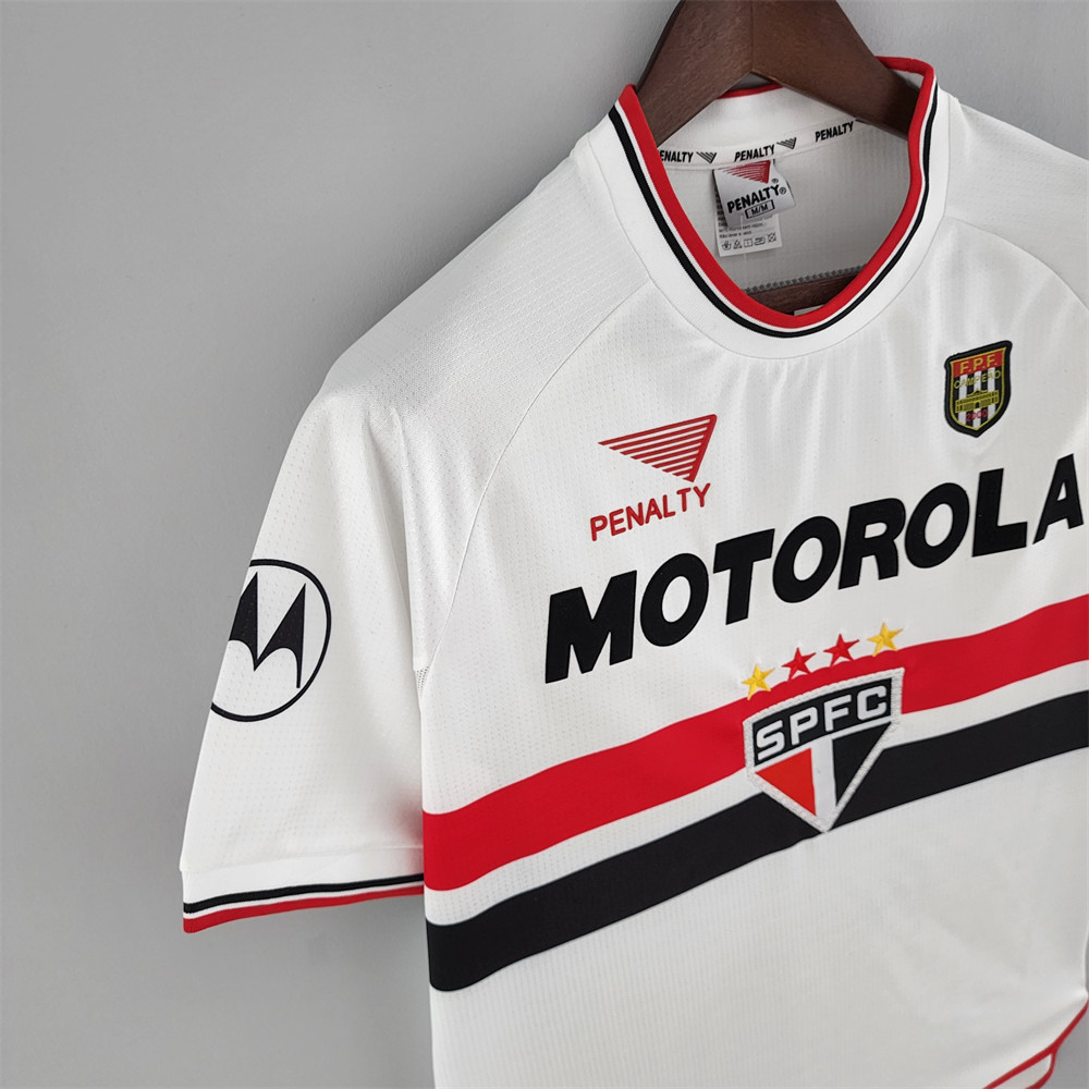 Retro 2000 sao paulo home jersey Fan Version