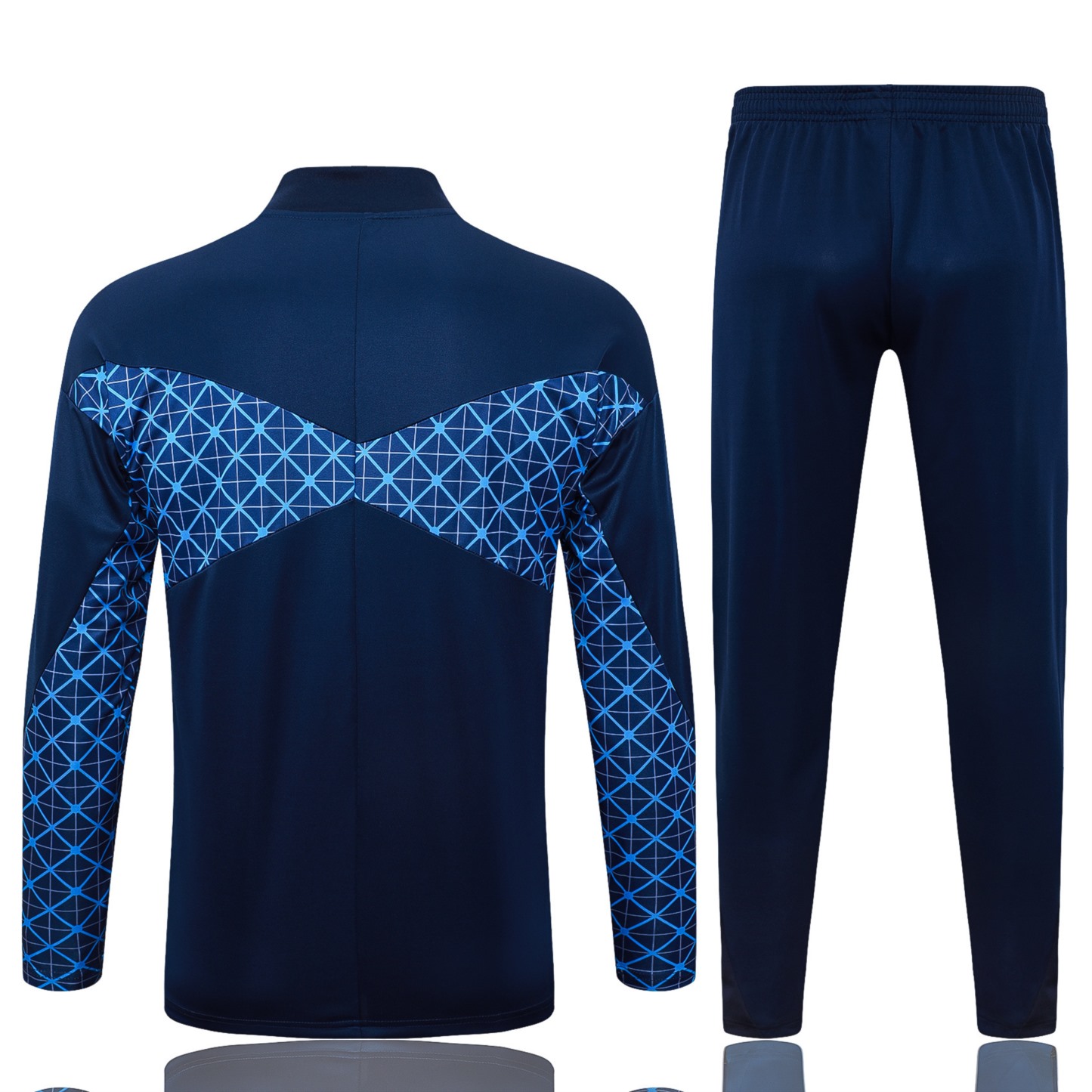 202526 Paris royal blue Long-sleeved half-pull training kit Football team kit