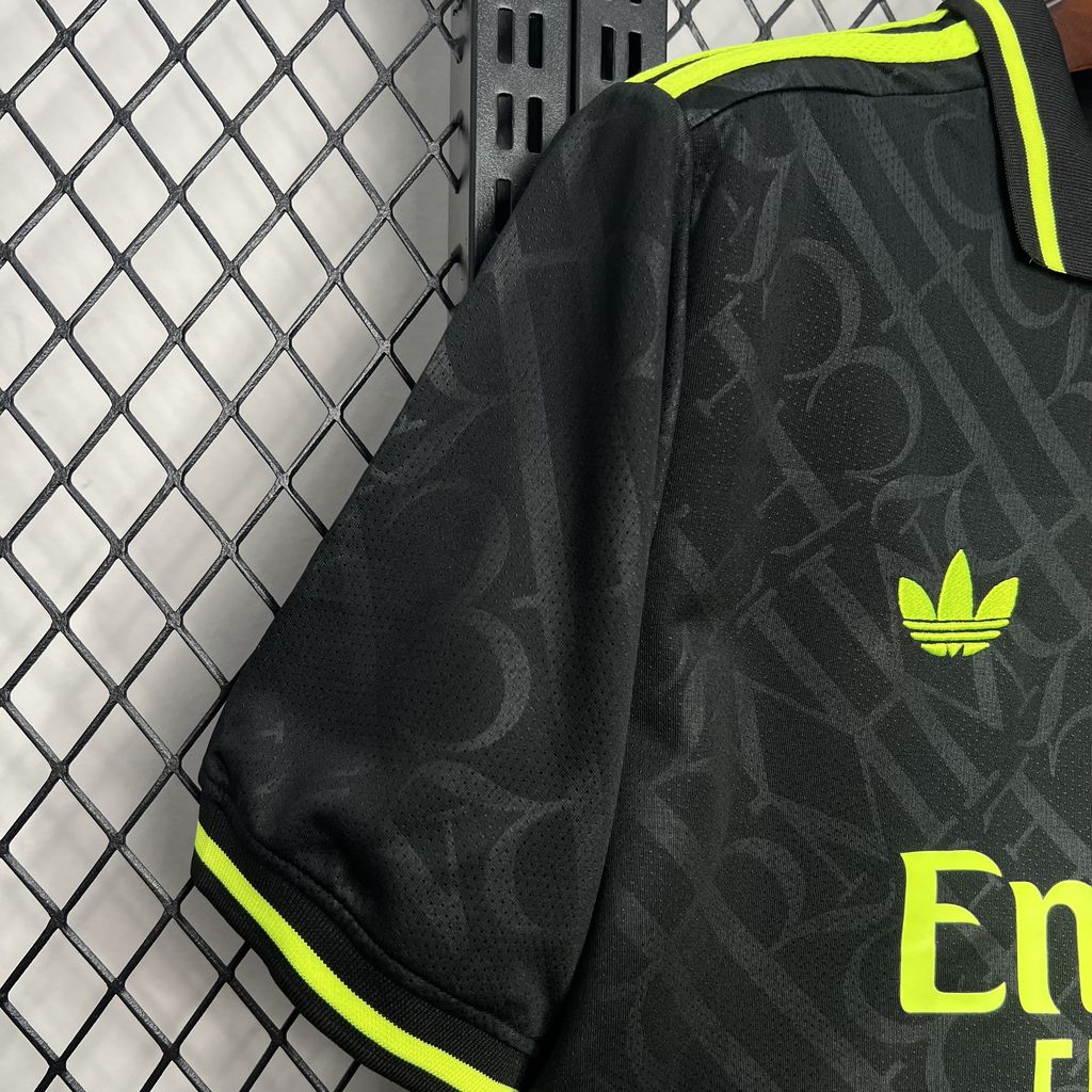 24/25 Real Madrid X BLACK AND NEON UNIQUE Jersey Fan Version