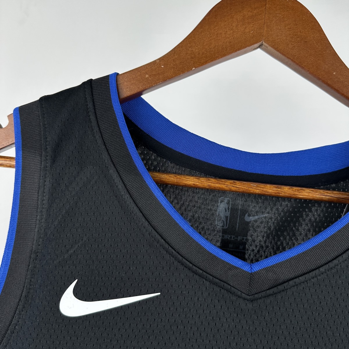 NBA Dallas Mavericks 2024 V-Neck Black Jersey DAVIS#3 S-XXL