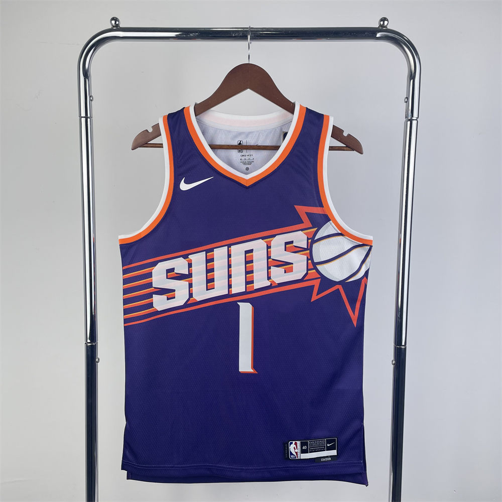 NBA Phoenix Suns BOOKER#1 2024 Purple Jersey S-XXL