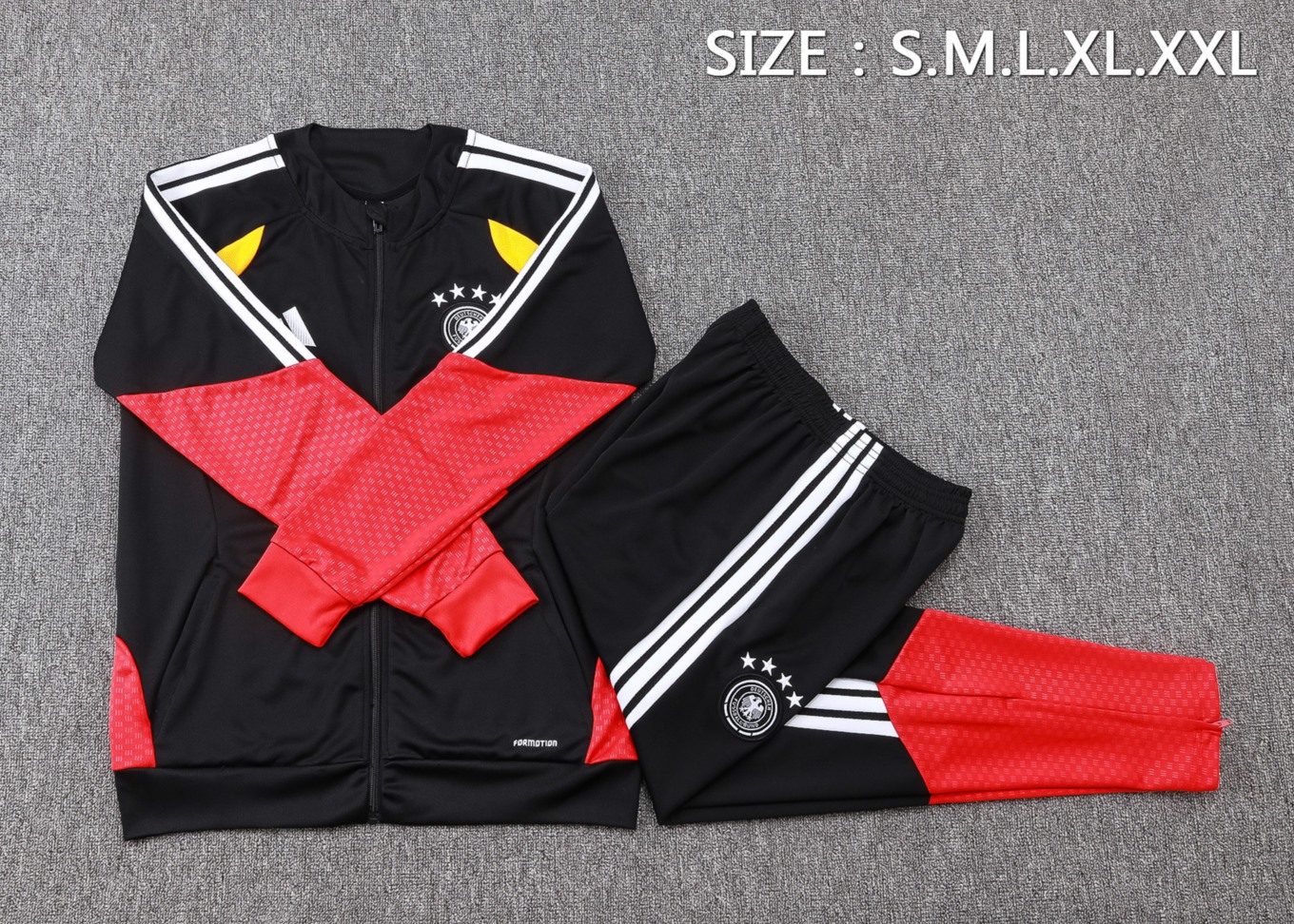 2026 Germany Black Jacket Training Suit Set