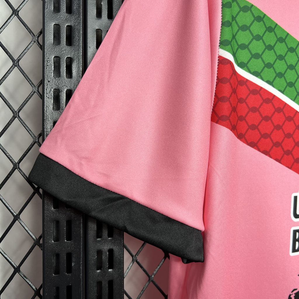 2024/25 CD Palestino Pink Graffiti Jersey Fan Version