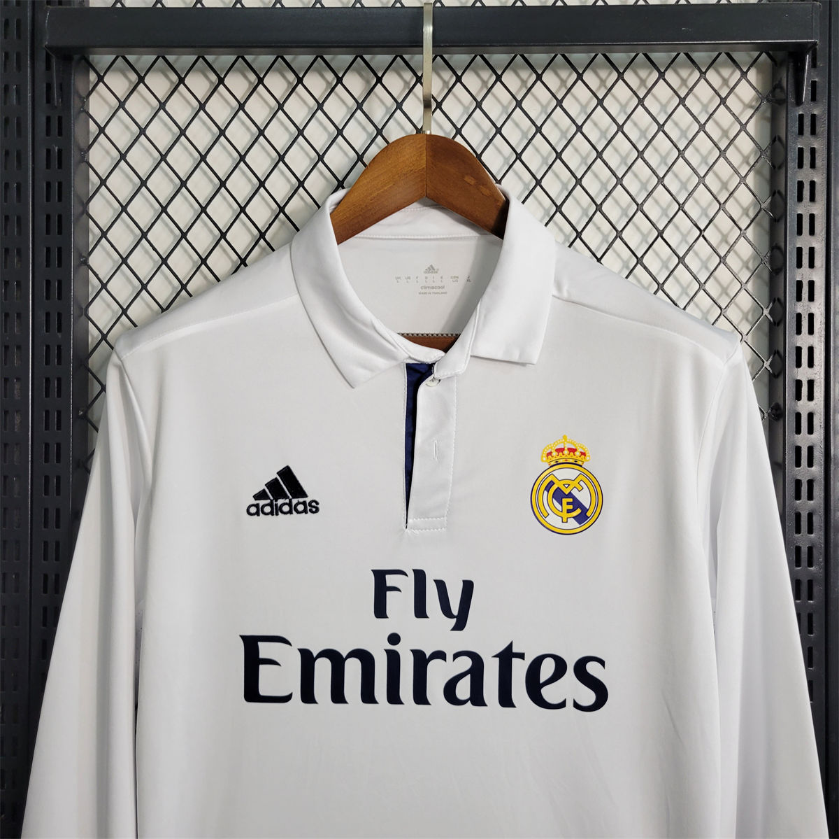 Retro Real Madrid 16/17 Main Long Sleeve jersey Fan Version