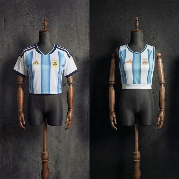 Women's Football Vest Argentina 2026 World Cup Home Jersey